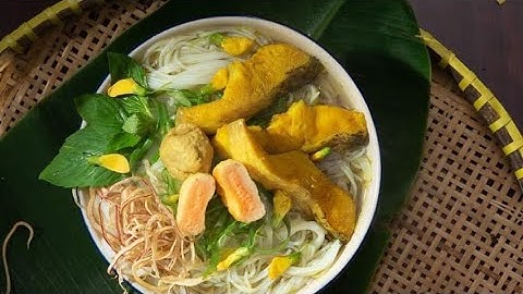 #1184 Review quán bún cá Châu Đốc ngon xỉu gợi nhớ quê hương với bông điên điển ở Bình Thạnh