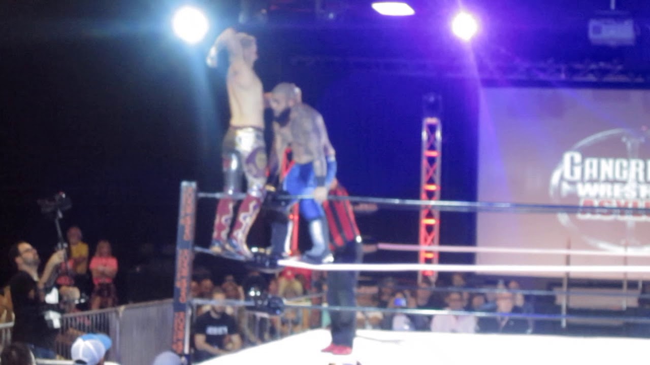 Ricky Martinez, D3, Randy Eller at Gangrel's Wrestling Asylum Show for Breast Cancer Awareness