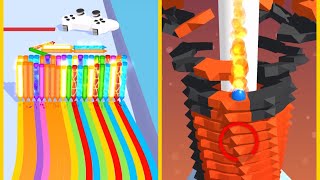 Pencil Rush 3D Vs Stack Ball : All Levels Gameplay - New Update Android, iOS #1 screenshot 4