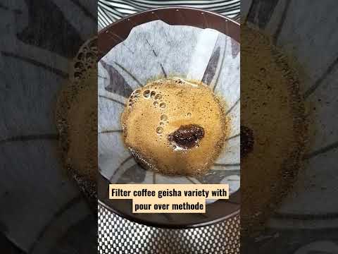 Brewing Geisha Coffee with Pour Over Methode