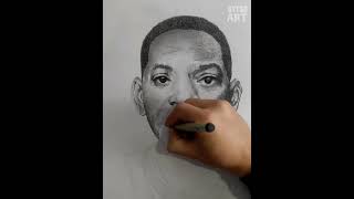 Drawing WILL SMITH #shorts