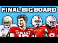 My FINAL Big Board For The 2026 NFL Draft