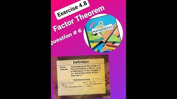 class 9 maths exercise 4.8 I how to solve factor theorem step by step