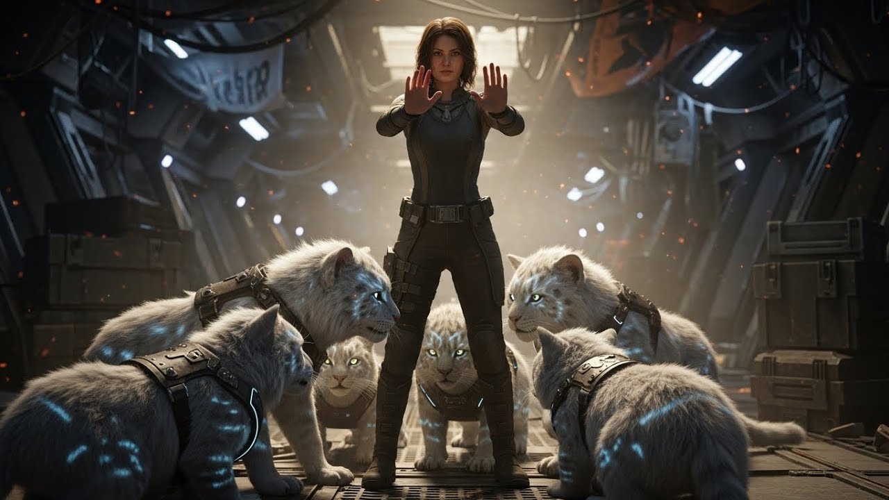 The Raider Put Knife to Cat Cub’s Throat Human Drove Knife Through Raider’s Cranium Before the Blade