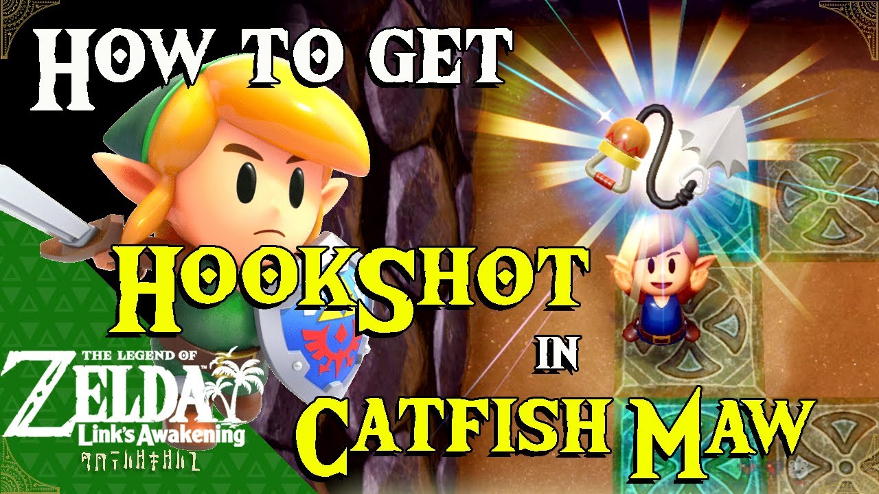 How to get Hookshot in Catfish Maw - Link's Awakening 