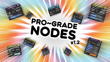 Pro Grade Nodes v1.2 for Blender 5.0 - Showcase Reel