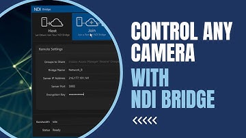 How to Control PTZOptics Cameras using NDI Bridge