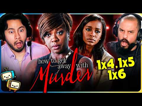 HOW TO GET AWAY WITH MURDER 1x4, 1x5 & 1x6 Reaction! | Viola Davis | Shonda Rhimes