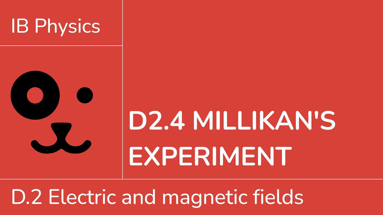 D2.4 Millikan's experiment [IB Physics SL/HL]