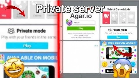 How to get a Private Server on original Agar.io client! (New Method)