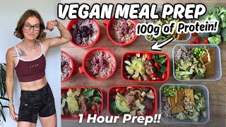 EASY! High Protein Vegan Meal Prep//40lbs Down! by Chelsea Mae 14,394 views 2 months ago 16 minutes