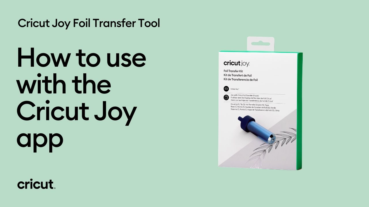 Cricut Joy Foil Transfer Kit DIY Crafting & Hobby Store