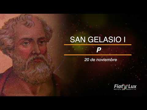 SANTO DEL DÍA: San Gelasio I