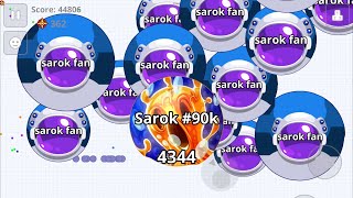 50% SOLO VS EVERYONE 😤 (AGARIO MOBILE)