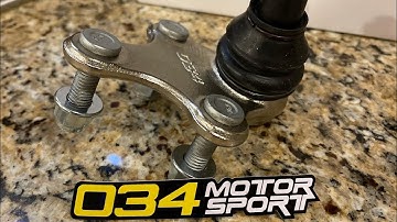 034 MotorSport Dynamic+ RCO ball joint DIY + First impressions | 8Y S3 / MQB cars!! [AMAZING!!]