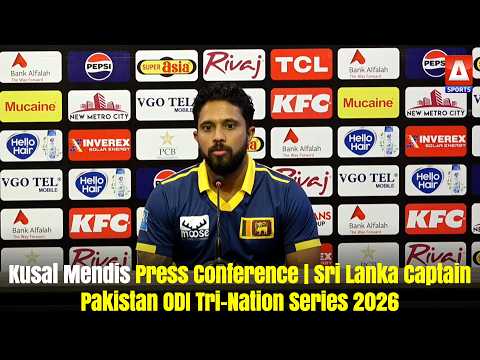 Kusal Mendis Press Conference | Sri Lanka Captain | Pakistan ODI Tri-Nation Series 2026 | A Sports