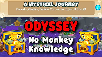 BTD6 Odyssey | No Monkey Knowledge Guide | Hard Mode Tutorial | A Mystical Journey