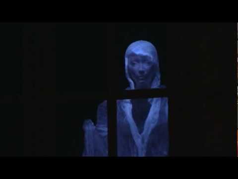 Flying Crank Ghost in window under blacklight 2011