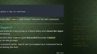 Understanding Why Commands After timeout Don’t Execute When Pasted in Windows CMD