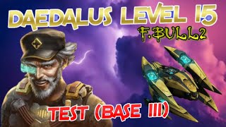 War Commander Daedalus Level 15 Test.