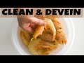 How to clean  devein prawns  devein and clean prawns in 2 ways
