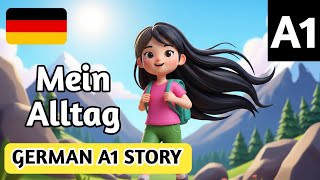 LEARN GERMAN | Easy German A1 Story | mein Alltag (My Daily Life)