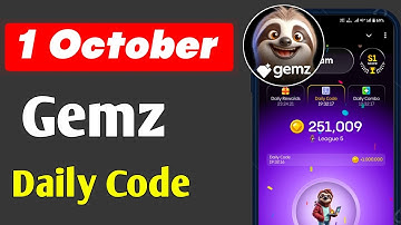 1 October Gemz Daily Code | Gemz Daily Code Today | Gemz Cipher Code | Gemz Daily Code