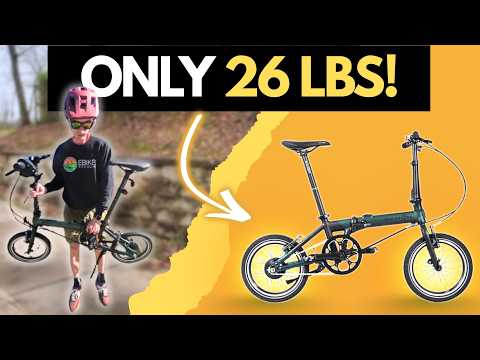 The Lightest Folding Ebike I've Ever Tested! (26 Lbs) | Dahon K-feather Review