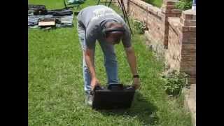 Jason Crum means business firing MP5K in briefcase