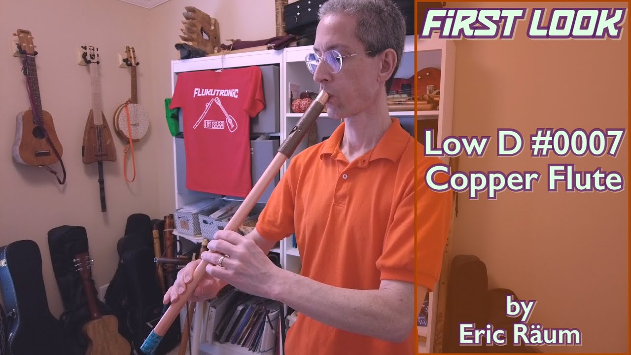 First Look: Low D Copper Flute by Eric Räum