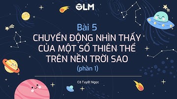 Bài 5: Chuyển động nhìn thấy của một số thiên thể... (phần 1) -  Vật lí 10 (Chân trời...) - OLM.VN