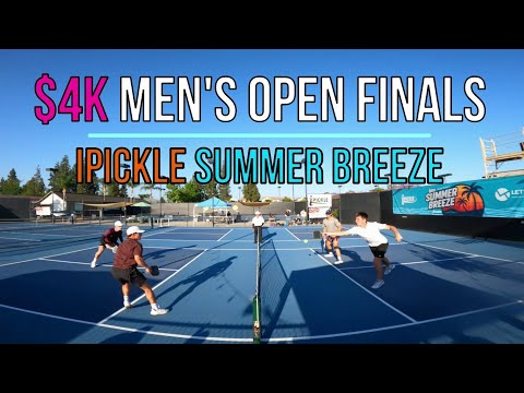 $4k Men's Open Finals Zack/Drake vs Erik/Nick iPickle Summer Breeze