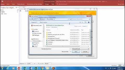 Como pasar archivos de excel a access
