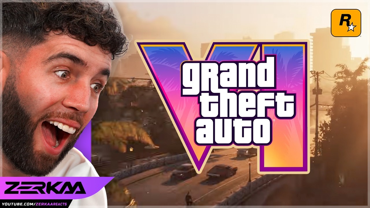 ZERKAA REACTS TO 2ND GTA 6 TRAILER!