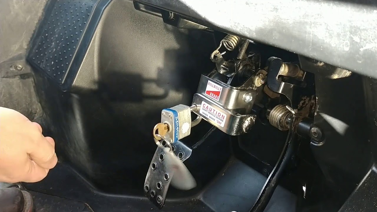 Hillbilly Brake Honda Pioneer 1000 Parking/Hill Brake How to secure
