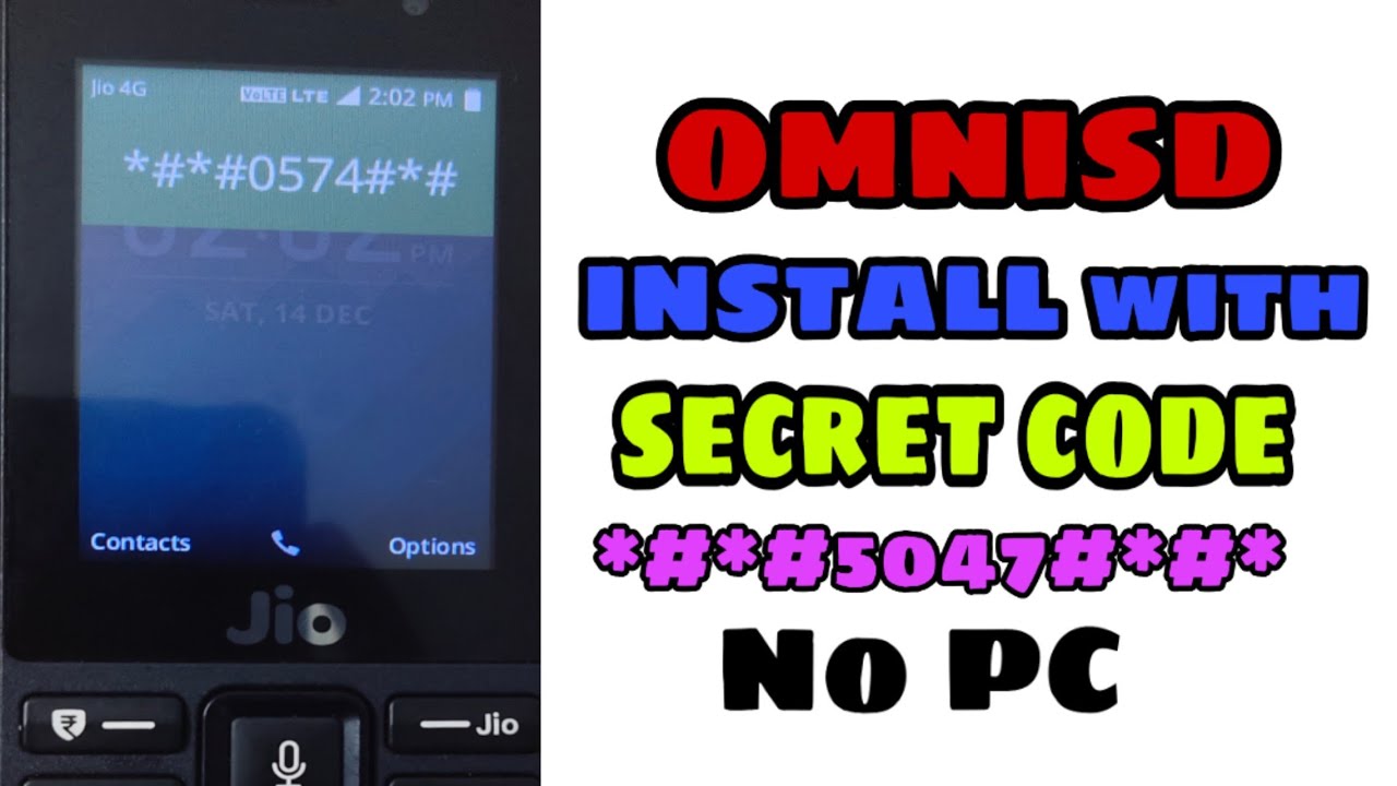 How to install omnisd with secret code without PC  omnisdsecretcode