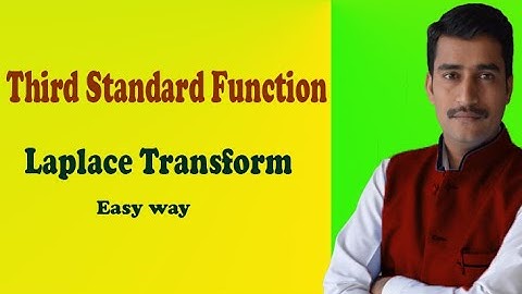 Simple way to explain Laplace transform  standard function(PART-3) by easy maths easy tricks