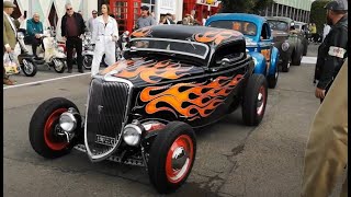 Hot Rods line up for track at Goodwood Revival 2021