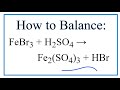 Balancing Chemical Equations Concepts