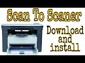 How to download and install Hp 1005 printer scan to scanner || full video