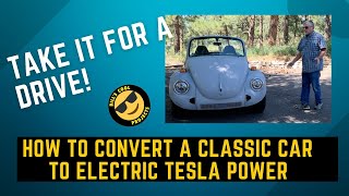 Electric Dream Come True! 1974 VW Super Beetle Tesla EV Conversion