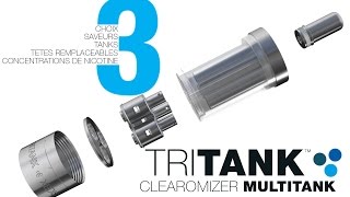 Xedistech.com - TRITANK clearomizer multi-réservoir VIDEO OFFICIELLE