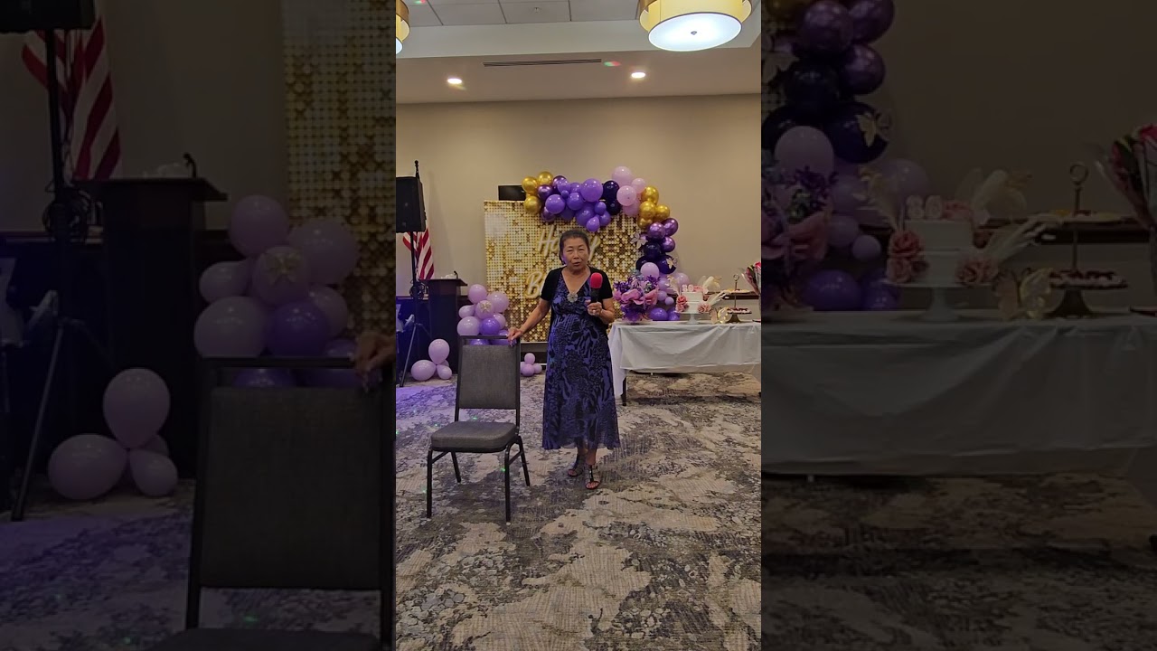 Surprised 80th birthday of Dra Gemma.   3/1/26