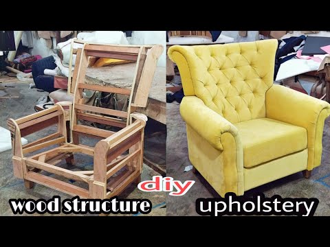 how to make how to make sofa at home chaster design chair sofa foaming & upholstery step by