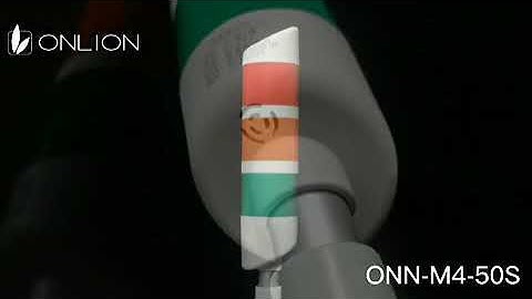 ONN-M4-50S signal tower light, tri-color with buzzer, diameter 50mm