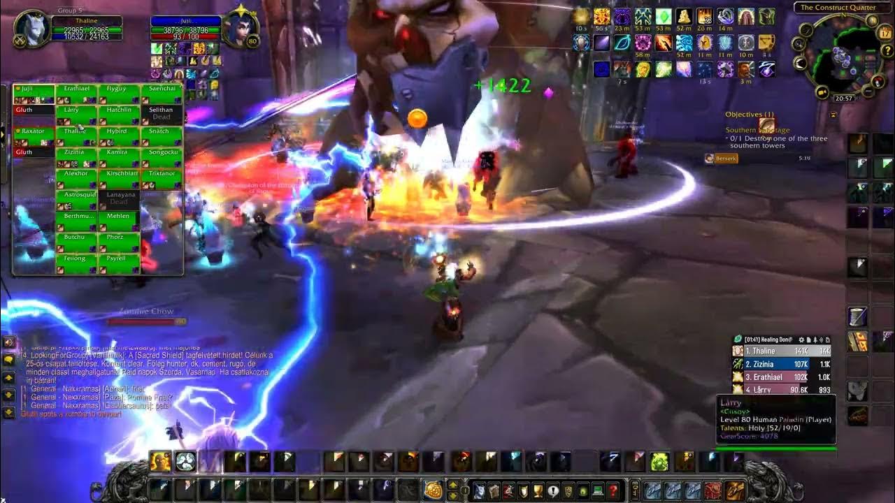 KITE THOSE ZOMBIES! Gluth Kill! Crispy Guild Run! Naxx 25 Wotlk Classic