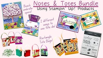 Stampin’ Up! Notes & Totes Bundle | Easy Cards + DIY Gift Tote You’ll Love!
