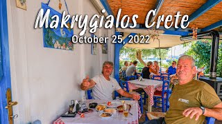 Makrygialos, Crete, walking tour 4k, Greece 2022