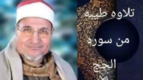 من روائع الشيخ محمد عبدالوهاب الطنطاوى وماتيسر من سوره الحج