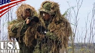 陸上自衛隊スカウトスナイパー(前哨狙撃兵)訓練・ギリースーツ
